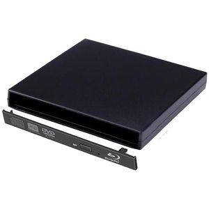 Connecteurs de câbles d'ordinateur 9,5 / 12,7 mm USB2.0 IDE Blu-ray Lecteur optique Kit de boîtier externe Mobile DVD-RW / CD pour ordinateur portable Wi-Fi