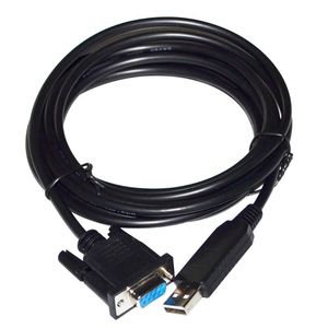 Connecteurs de câbles d'ordinateur FT232RL ADAPTATEUR USB VERS DB9 FEMELLE CÂBLE RS232 NULL MODEM POUR MOTEURS PC CONNECTER LES CARTES APU / ALIX WRAP ET UN RE