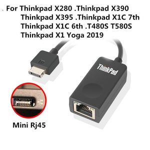 Connecteurs de câbles d'ordinateur Gen 2, adaptateur d'extension Ethernet pour ThinkPad X1 Carbon X390 X395 X280 A285 X13 L13 YOGA J01YU026 SC10P42352 4X