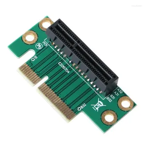 Câbles d'ordinateur PCI Express PCI-E 1X 4X 8X, adaptateur de carte Riser, convertisseur à Angle droit de 90 degrés pour châssis de serveur 1U/2U