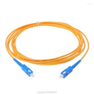 Câbles d'ordinateur SC/UPC-SC/UPC-SM Câble de raccordement à fibre optique 3 mm Cordon de raccordement d'extension monomode F03 21 Drop