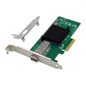 Câbles d'ordinateur X520-SR1 10G SFP serveur carte réseau à fibres optiques 82599EN puce PCIE X4 Port optique unique