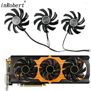 Refrigeraciones de computadora 3 piezas 85 mm FDC10H12S9-C Reemplazo de tarjeta de video para Sapphire Radeon R9 290X Tri-X OC 390 390X 8GB NITRO Cooler Fan