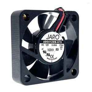 Refrigeración de computadora 40mm 12V ventilador de refrigeración silencioso para ADDA JARO AD0412MB-G70 40X40X10mm rodamiento de bolas único 0.08A Mini pequeños microventiladores