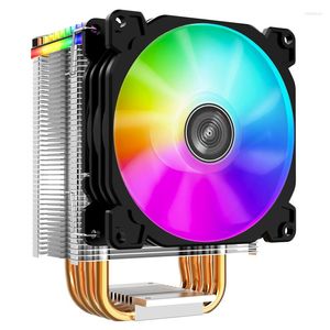 Refroidissements d'ordinateur JONSBO CR-1000 GT RGB PLUS refroidisseur de processeur 4 ventilateur de refroidissement de tour de caloduc PWM 4PIN 5V 3PIN ARGB pour LGA 775 115X AMD AM4