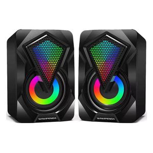 Haut-parleur d'ordinateur nouveau son Surround Mini Subwoofer haut-parleur de musique pour ordinateur portable PC téléphone stéréo USB haut-parleur filaire