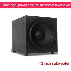 Haut-parleurs d'ordinateur 200W 12 pouces Home cinéma caisson de basses bricolage S013 caisson de basses passif TV haut-parleurs d'ordinateur passionné HiFi amplificateur Audio 30Hz-120KHz YQ231103