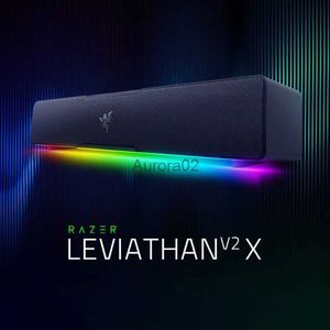 Haut-parleurs d'ordinateur Razer Leviathan V2 X Barre de son de jeu Design compact - Chroma RGB - Bluetooth 5.0 - pour PC de bureau/ordinateur portable Smartphones Tablettes YQ231103