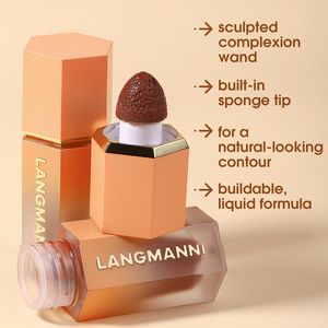 Concealer Waterproof Liquid Contour Bronzer Stick With Sponge Natural Foundation Beauty Highlighter Matte Long Lasting Cosmetics 230926