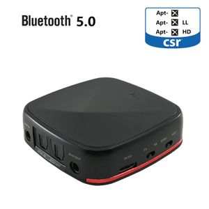 Conectores Transmisor Bluetooth 5.0 Receptor de Audio Inalámbrico Adaptador Receptor Aptx HD Csr8675 con Toslink Óptico Digital/spdif/aux