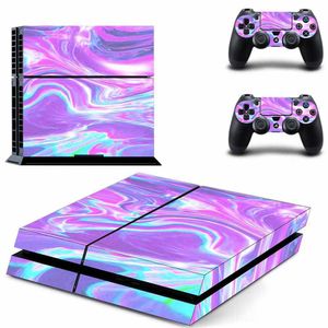 Décorations de console Marbre Pierre PS4 Autocollants Play station 4 Skin PS 4 Sticker Decal Cover Pour PlayStation 4 PS4 Console Controller Skins Vinyl Z0413