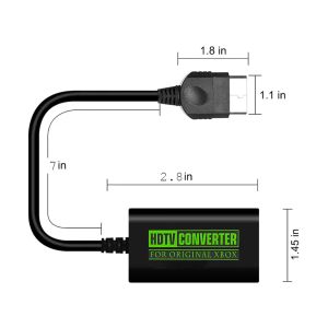 Adaptateur de câble AV pour Console Xbox vers HDTV, compatible avec tous les modèles de Console classiques