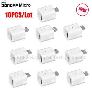 CONTRÔLE 1/2/3/4/5/10 PCS Itead Sonoff Micro USB WiFi Adaptateur intelligent 5V Adaptateur de charge sans fil Contrôle vocal Work with Alexa Google Home