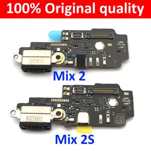 Contrôle 100% Original pour Xiaomi Mi Mix 2s 2 S Mix2s, connecteur de Dock, chargeur Usb, Port de chargement, carte de câble flexible avec Microphone Micro