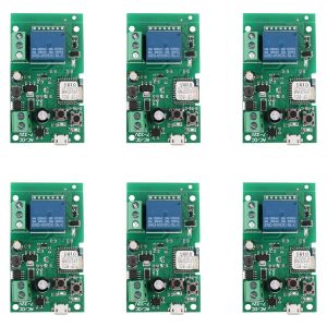 CONTRÔLE 6X EWELINK SMART WIFI Switch Relay Module Timer DC 5V / 12V / 24V / 32V Remote Control Controling / Selflocking Alexa Google Home