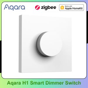 Contrôle AQARA H1 Smart Dimmer Wireless Switch Rotary Switch Zigbee3.0 Remote Contrôle pour le rideau lumineux de l'ampoule Smart Home Travaillez avec App HomeKit