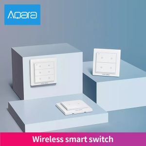 Contrôle AQARA OPPLE Switch Double Four Six Buttons Switch Zigbee Smart Wireless Remote Control Light HomeKit Interrupteur