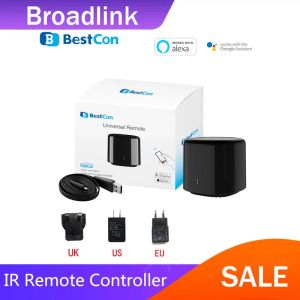 Contrôle l'application BroadLink BestCon RM4C Mini Universal WiFi IR Mini Remote Control compatible Alexa Google Assistant pour AC