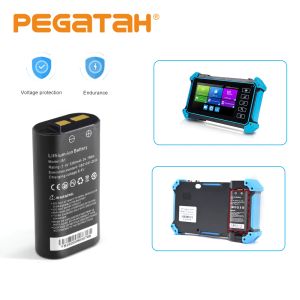 Contrôle Batterie de testeur CCTV 7.4V 3350mAh Batterie en polymère au lithium ion pour la caméra IP 8MP CVI CVBS TESTER CCTV MONITEUR 9651 Testeur de caméra