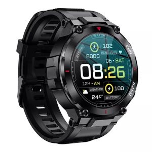 Contrôle des hommes Smart Watch K37 GPS Outdoor Sport Fitness Tracker Bracelet Big Battery Super Long Standby Health Monitoring Smartwatch