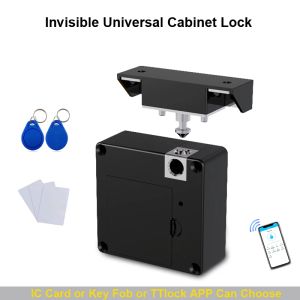 Contrôlez le verrouillage de casier électronique invisible Smart IC Card Capteur de capteur de capteur Intelligent Hidden Wood Meuble Meubles Lock de porte