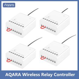 Contrôle Original Aqara Twoway Control Module Contrôleur de relais sans fil 2 canaux pour xiaomi Mijia Smart Home App Mi Home Home Kit