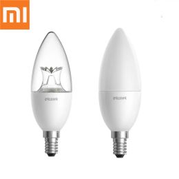 Contrôle d'origine Xiaomi Mijia Smart LED lampe WiFi Remote Contrôle par Mihome App E14 Bulbe 3.5W 0.1A 220240V Kits de maison intelligente sans fil