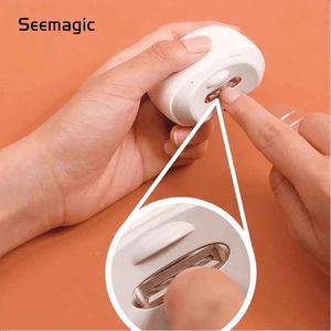 Control Seemagic Electric Automatic Nail Clipper Electric Nail Clipper with Light Baby Adult Nail Care