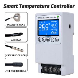 Contrôle Contrôleur de température intelligente Constat de contrôle du thermostat Contrôle du cycle de contrôle du cycle Contrôle multiple Option de tête de capteur AC 220V