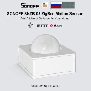 Control Sonoff Zigbee Sensor de movimiento PIR Detector infrarrojo Inducción de movimiento del cuerpo humano Trabajo en el hogar inteligente con Ewelink SmartThings Ifttt