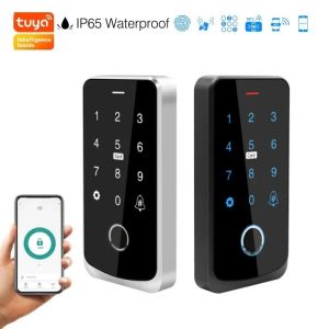 Control Tuya Smart Door Access Sistema de control IP65 Biometría impermeable Huella digital RFID RFID Aplicación NFC Desbloqueo de password Lock electrónico