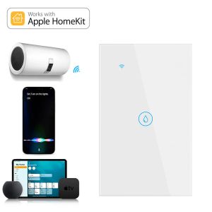 Contrôler US / AU Standard 20A HomeKit WiFi Boiler Switch Smart Home Automation Contrôle de chauffe-eau par Alexa Google Home Apple Siri