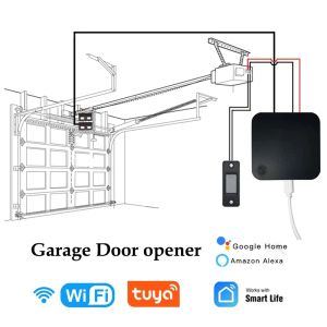 Control Wifi Garage Door Switch Opener Smart Gate Door Controlor App Remote funciona con Alexa Assistant Google Home Smart Life Tuya