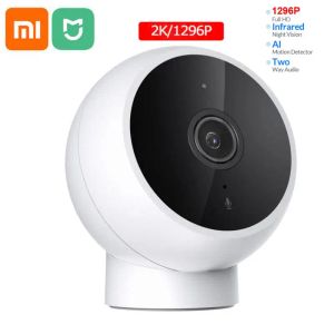 Contrôle Xiaomi mijia AI caméra IP intelligente 2K Webcam vidéo qualité Full HD infrarouge Vision nocturne moniteur de sécurité grand angle étanche