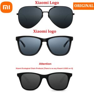 Control Xiaomi Mijia Classic Square Sunglasses/Pilot /Pilota/TS Sunglass Drive Outdoor Travel Man Woman AntiUV Screwless Sun Glasses