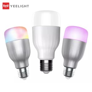 Contrôle YeeLight Bulbe coloré E27 Smart App WiFi Control Contrôle Smart LED Light RVB / Température colorée Bulbe de lampe romantique