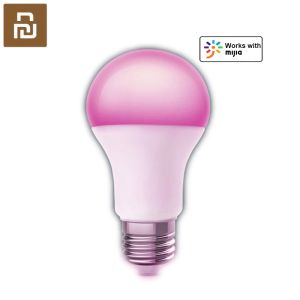 Contrôle Youpin MIJIA Philips ampoule LED intelligente RGBW coloré modifiable 1880K7000K E27 600lm 7.5W commande vocale par MIJIA Smart Home APP