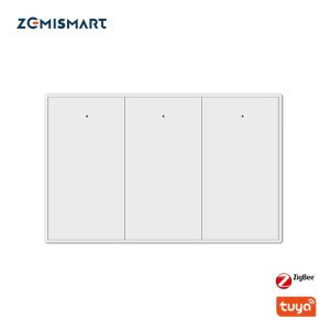 Zemismart – interrupteur mural Tuya Zigbee US, sans interrupteur neutre, application Smart Life, minuterie, commande vocale Alexa Google Home