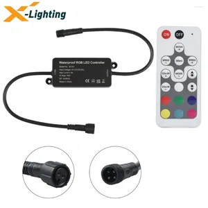 Contrôleurs Contrôleur LED étanche IP67 pour bande RVB couleur unique / terrasse / piscine / lumières de jardin DC12V 24V avec télécommande RF 433MHz