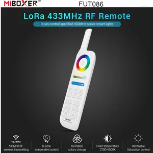 Contrôleurs Miboxer FUT086 8-Zone 433MHz Télécommande Série Smart Lights LED Light RGB CCT Fonction complète