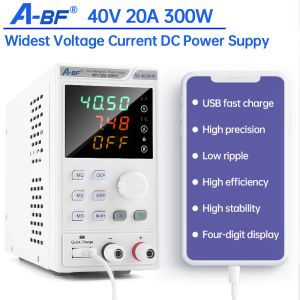 Contrôles ABF Variable CC Alimentation avec fonction de mémoire 40a 20V 300W Laborat de laboratoire de laboratoire de laboratoire d'alimentation source réglable