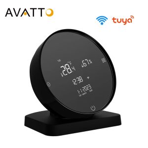 Contrôles Avatto Tuya Wifi IR Remote Contrôle avec l'humidité de la température Affichage précis, Smart Universal Infrared pour Alexa Google Home Nouveau
