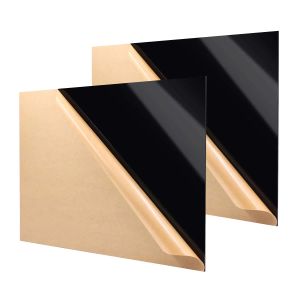 Contrôles Black Black Acrylique Folt Board en verre organique Polyméthyle méthacrylate 1 mm 3 mm 8 mm d'épaisseur 200 * 200 mm