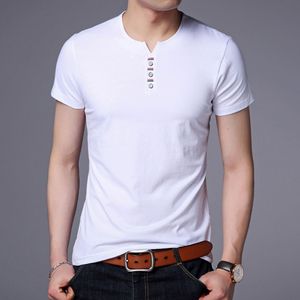 COODRONY Marca Henry Collar Design Sense Camiseta de manga corta Business Low-Key Casual Tops Summer Men Clothing Popular T-Shirt W5531