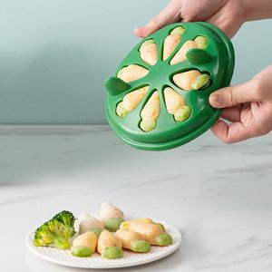 Utensilios de cocción Suplemento de alimentos Suplemento Molda Silicona para bebés Se puede cocinar al vapor Herramienta de pastelería a alta temperatura WH0592