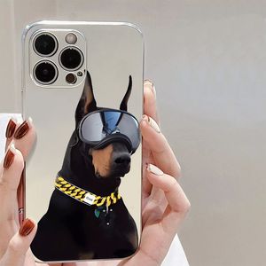 Cool DOG Designer Iphone Cases Cas de téléphone populaire pour IPhone 14 Pro Max Plus 13 12 11 Xsmax Xr X 7p 8
