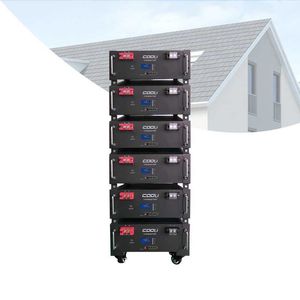 Cooli OEM LFP LiFePO4 48V Módulo de baterías montadas en bastidor para servidores Paquete de baterías de almacenamiento de energía solar de 10-60 kwh