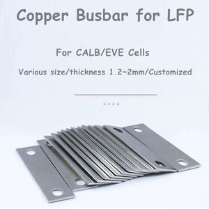 Conectores de barras colectoras de cobre 8 unids/lote para celdas de batería de litio CALB EVE Lifepo4
