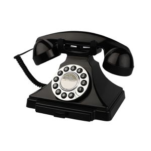 Téléphone câblé, téléphones fixes rétro pour la maison, Old Fashle House Phone avec une sonnerie forte pour les seniors, téléphone antique classique