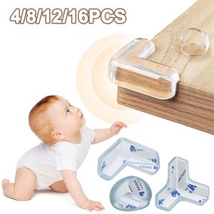Corner Edge Cushions 481216Pcs Baby Soft Silicone Table Corner Furniture Protector Guard Edge Safety Bumpers Cushions Cover for Baby Child Safety 221102